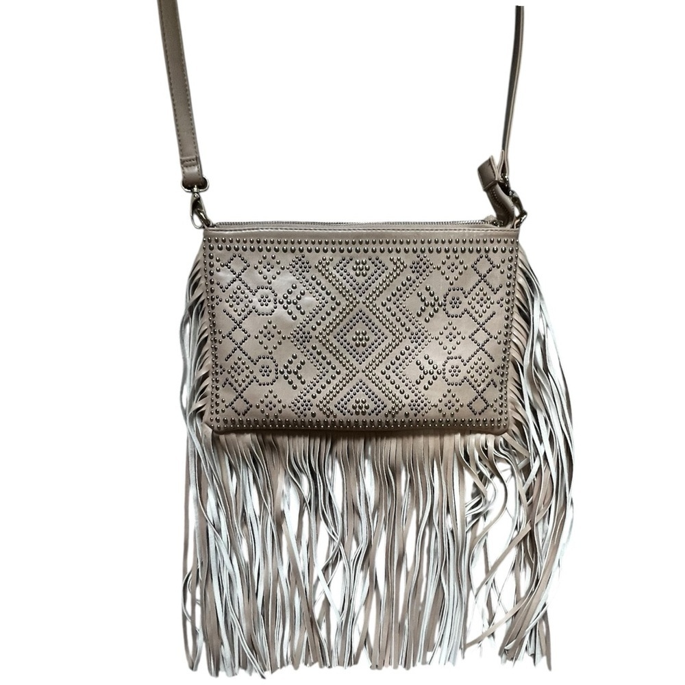 Imoshion Crossbody Studed Bag in Brown and Gray Like New!